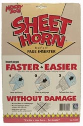Memory Book-12x12 Sheet Horn